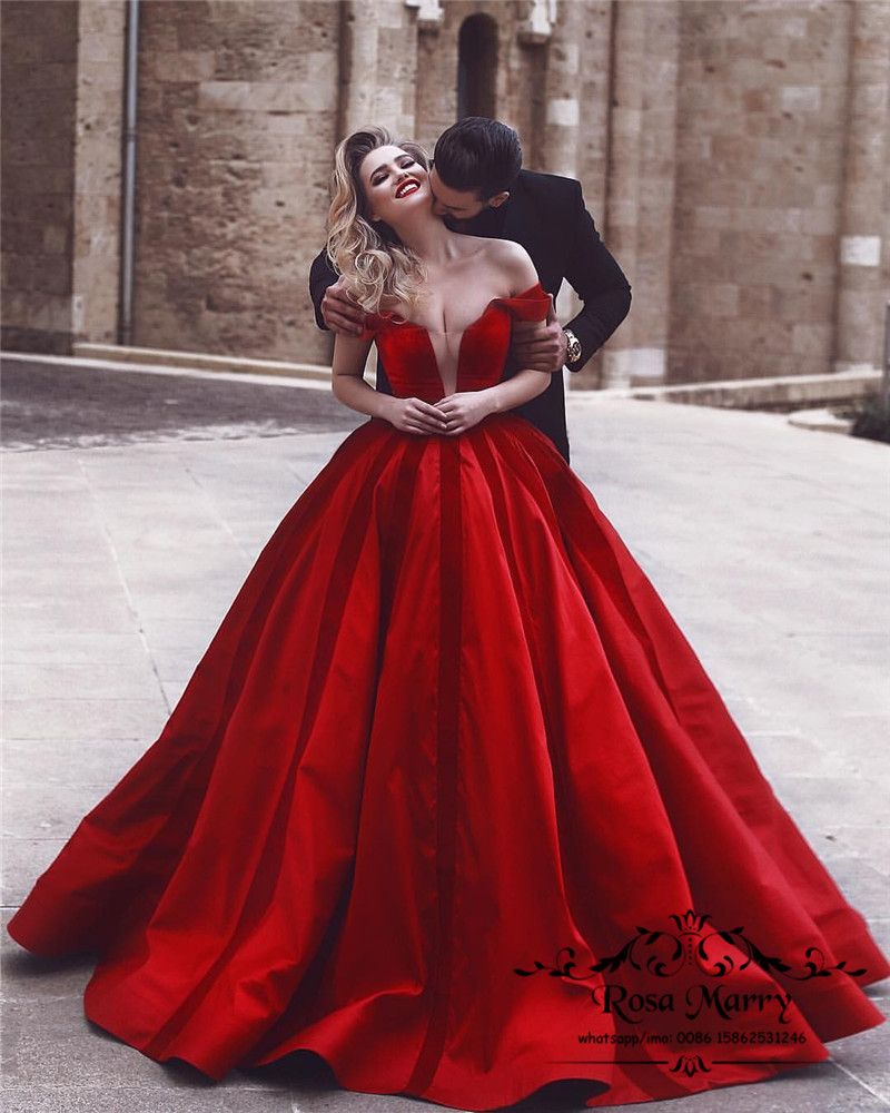 red prom dress date outfit