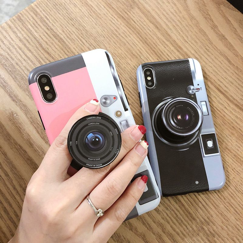 Soft TPU Retro Camera Phone Case Cover With The Same Retro Camera