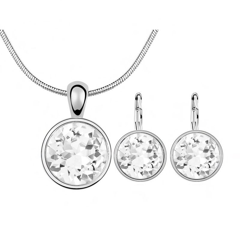 Acheter Rond Cristal Blanc De Swarovski Elements Mode Cercle Pendentif Collier Boucles Doreilles Ensemble De Bijoux De Mariage Femmes De 10,34 € Du ... Acheter Rond Cristal Blanc De Swarovski Elements Mode Cercle Pendentif Collier Boucles Doreilles Ensemble De Bijoux De Mariage Femmes De 10,34 € Du ...