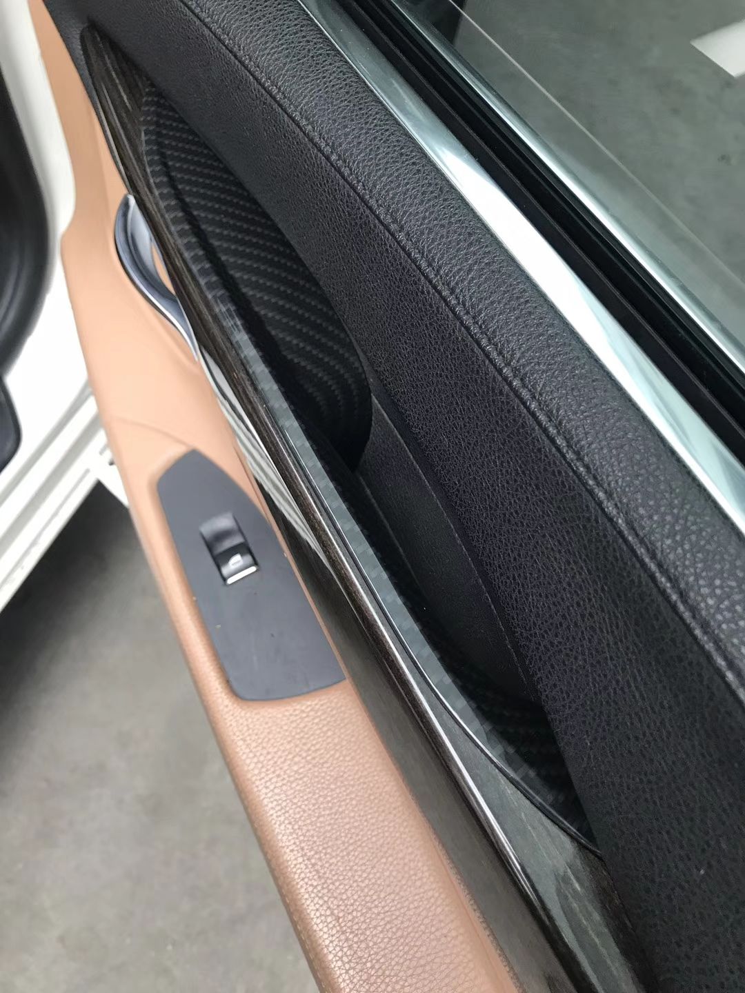 ABS Car Inner Door Handle Cover For BMW Series 7 F01 F02 / Car Interior Armrest Trim For BMW 730
