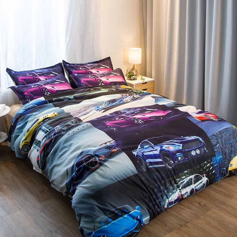 Racing Cars Polyester Bedding Sets Duvet Cover Printing Beddings Set Racing Cars Polyester Bedding Sets Duvet Cover Printing Beddings Set Twin Queen King Size In Stock Canada 2019 From Ilexer Cad 79 50 Dhgate