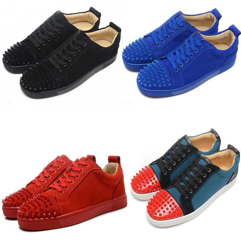 Red Bottom Sneakers Spikes Mens & Womens Red Bottom Shoes For Cheap Red Bottom Trainers Sport ...