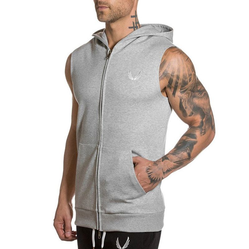 sleeveless hoodie for summer