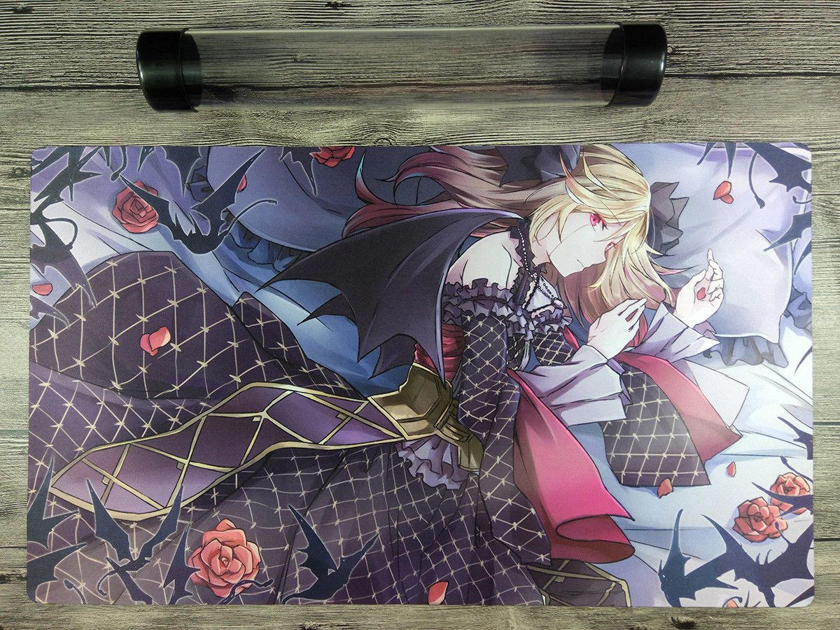 YuGiOh Vampire Custom Playmat Trading Card Game CCG OCG Duel Mat Free