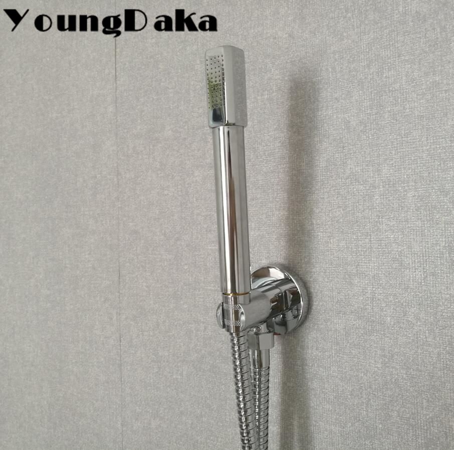 Best Brass Chrome Square Handheld Shower Head With Best Brass Chrome Square Handheld Shower Head With Holder Inlet Water Valve Saving Sprayer Set Under 40 68 Dhgate Com