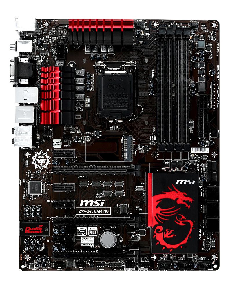 2019 For MSI Z97 G45 GAMING Desktop Motherboard Intel Z97 Chipset LGA