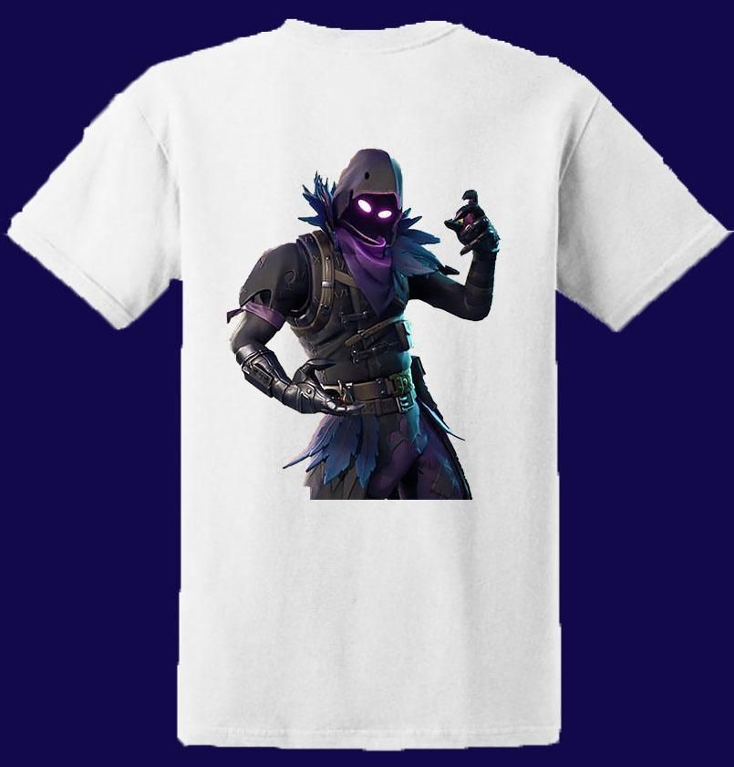 raven skin fortnater on back t shirt 2018 men s t shirt men fashion tshirts fitness casual for male t shirt s 3xl all shirts ridiculous t shirts from - fortnite skins shirt