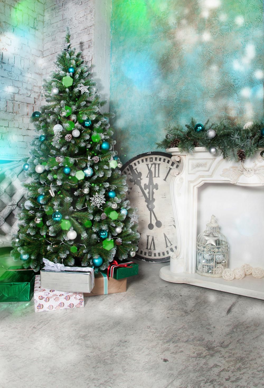 2019 Wholesale Christmas Backdrop Outdoors Photo Backdrops