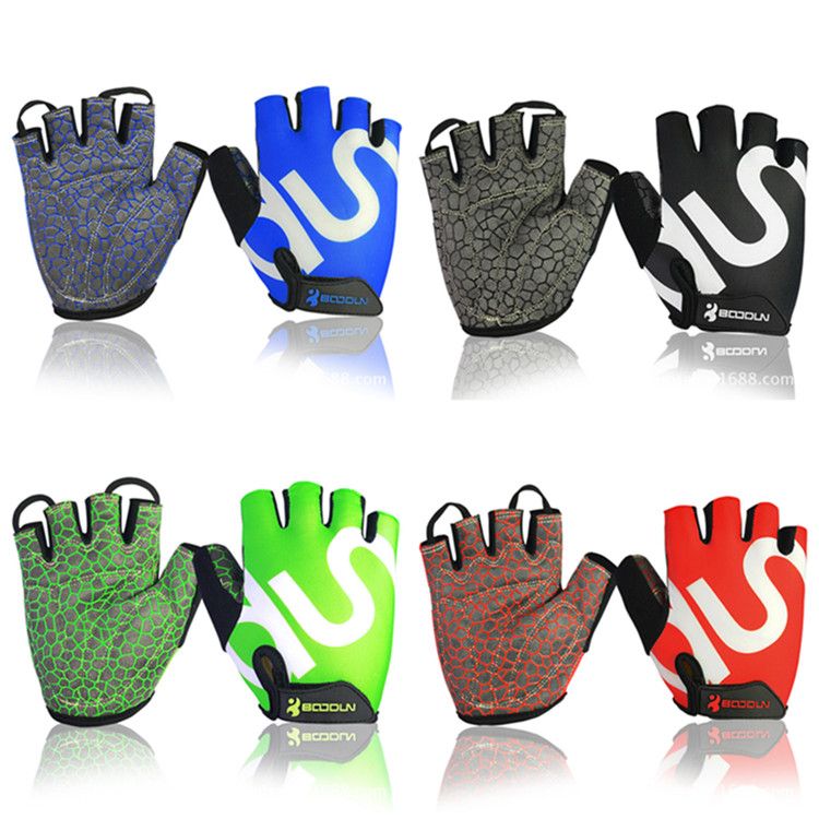 best short finger cycling gloves