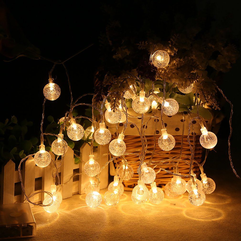 20 Led Crystal Ball Solar Powered Most Popular Globe Fairy Lights Fairy Lights For Outdoor Garden Decoration Led String Commercial From Mikety 51 95 Dhgate