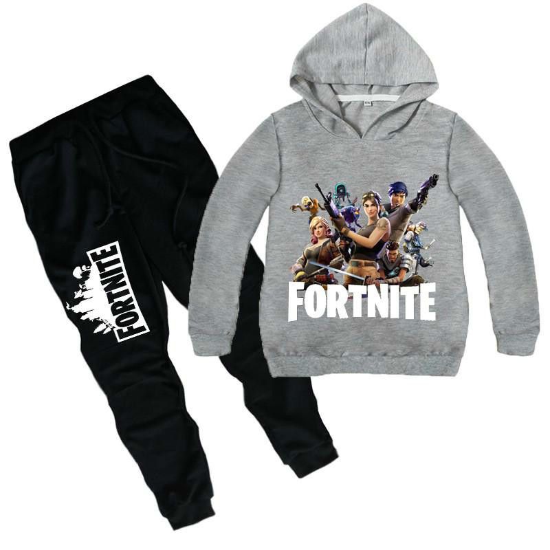 2019 Best Game Fortnite Hoodies Suits Kids Children Battle Royale - 2019 best game fortnite hoodies suits kids children battle royale sweatshirt tracksuit sets long sleeve t shirt sweater sports pants gifts from wangfa88