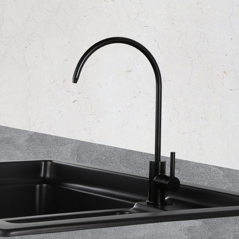 Purifier Direct Drinking Water Pure Faucet Kitchen Washing Basin Sink 2 Points Interface Bright Pearl Black Faucet