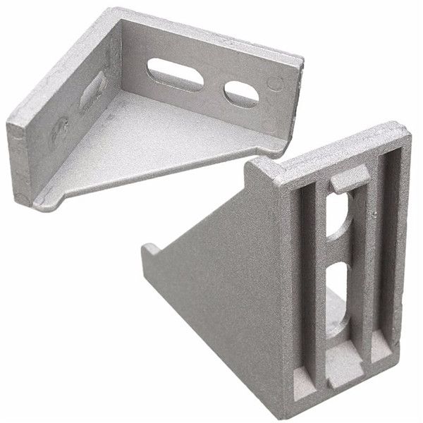40x40 soporte de aluminio extruido Esquina Soporte de ángulo conjunta de Esquina Forma De L