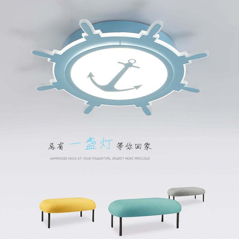 2018 Bedroom Ceiling Lamp Simple Modern Cartoon Creative Children S 2018 Bedroom Ceiling Lamp Simple Modern Cartoon Creative Children S Room Lights Pirate Ship Steering Wheel Shape Boy From Alluring