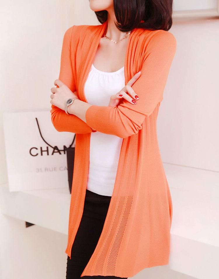 shop womens sweaters online wholesale candy color plus size casual plus size orange sweater