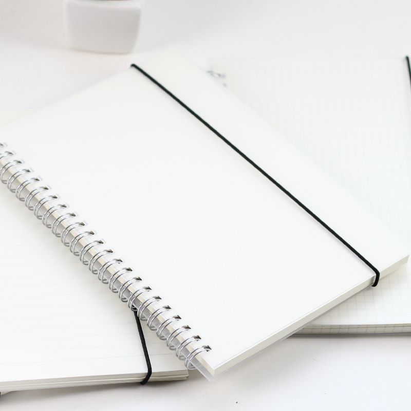 2018 simple frosted pp a5 spiral notebook coil book diary planner