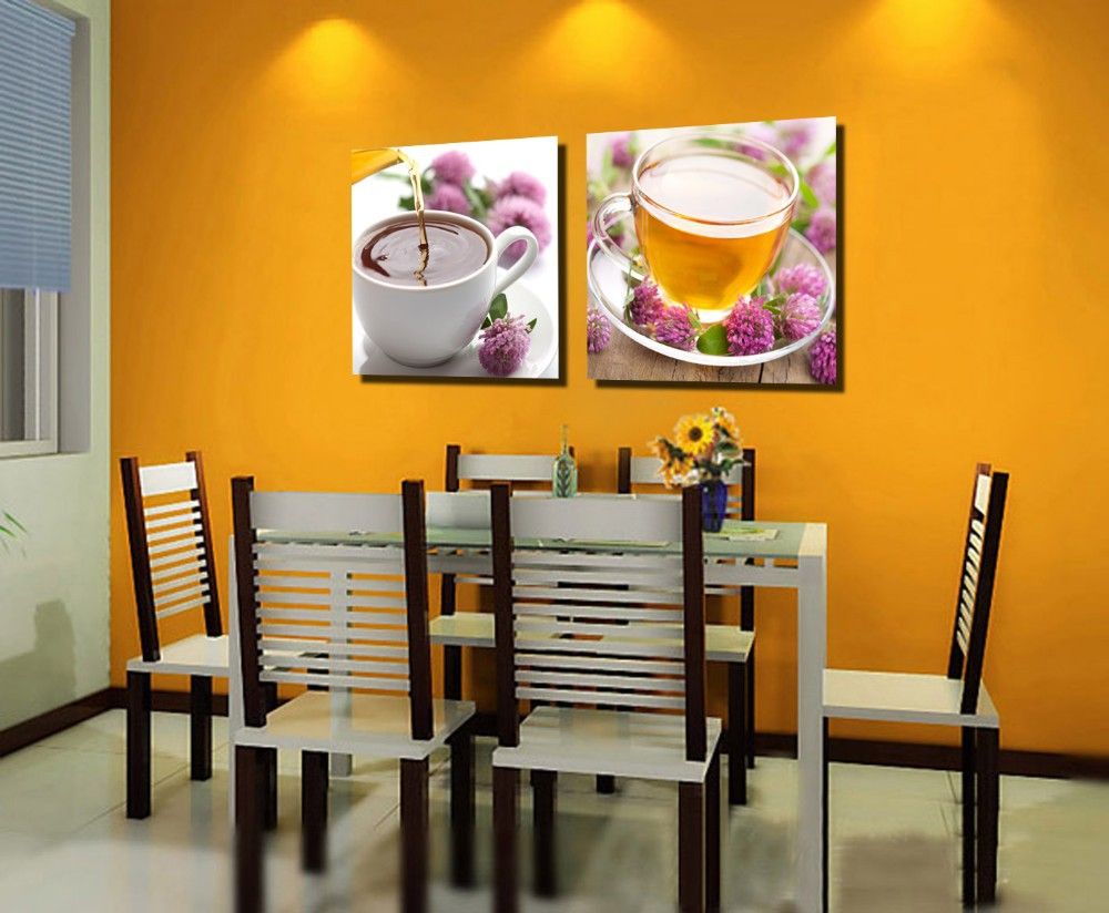 Acquista Spedizione Gratuita 2 Pezzo Di Arte Della Parete Della Tela Di Canapa Pittura Su Tela Sala Da Pranzo Ristorante Arredamento Fornitura Parete Foto Decorazione Della Casa A 29 25 Dal Shouya2018 Dhgate Com