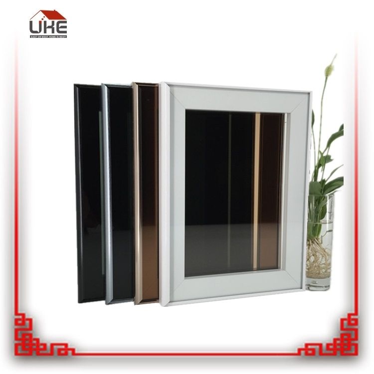 Popular Customized Aluminum Frame Kitchen Cabinet Glass Doors Available In Diffe Colors