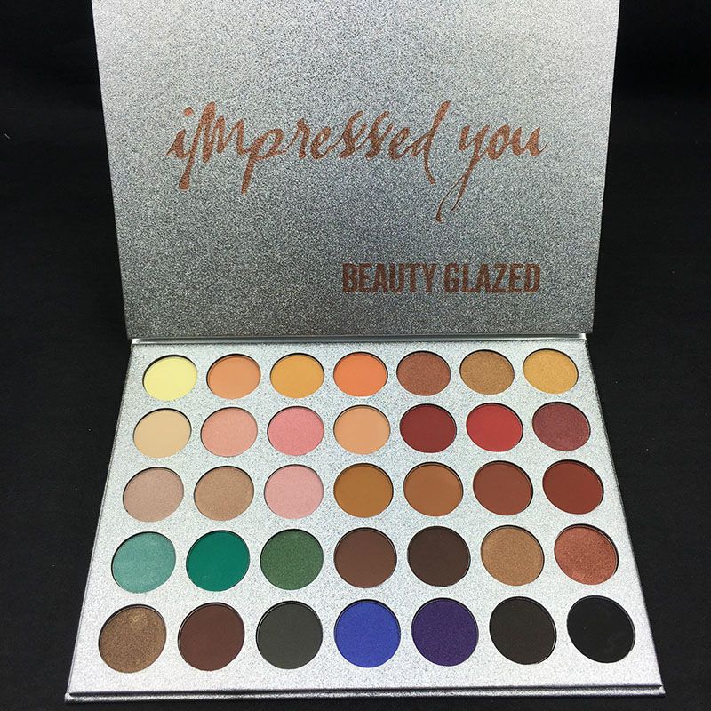 Makeup Brand Beauty Glazed Eyeshadow Palette Matte Must Have Palette
