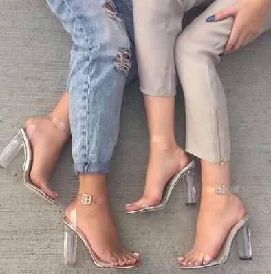 kardashian clear shoes