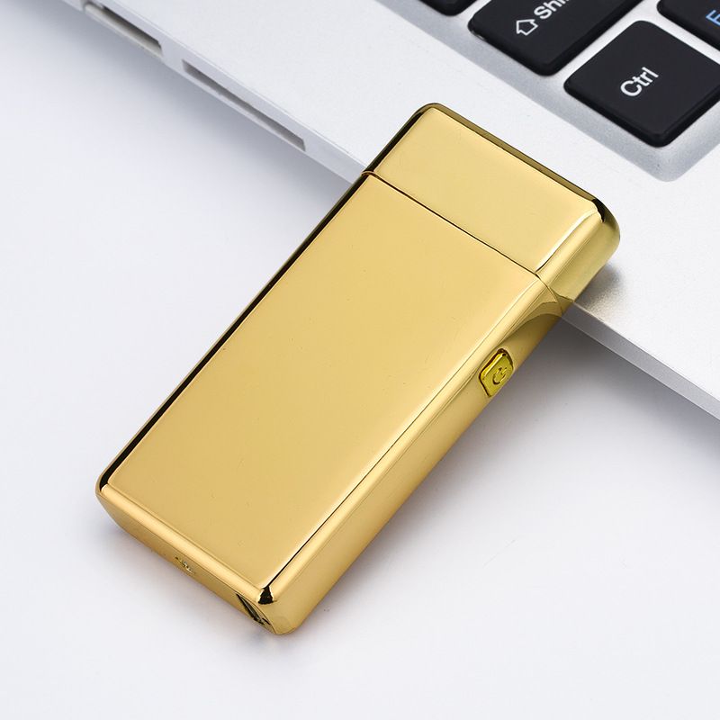 New Double ARC Electric USB Lighter Rechargeable Plasma Windproof Pulse Flameless Cigarette lighter colorful charge usb lighters