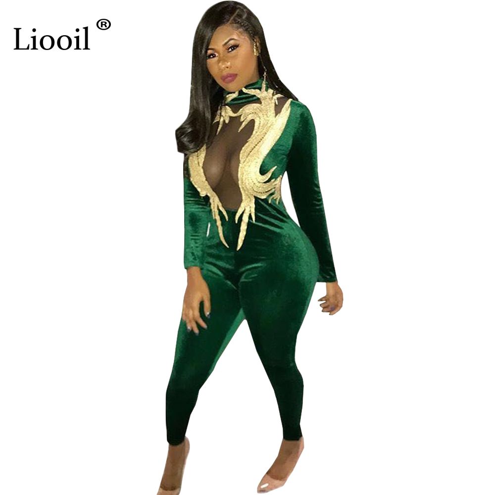 green rompers and jumpsuits