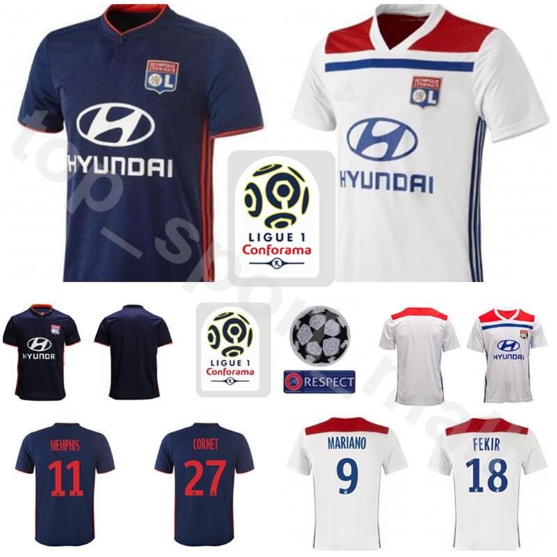 Maglia Home Lyon Nabil FEKIR Maglia Home Lyon Nabil FEKIR