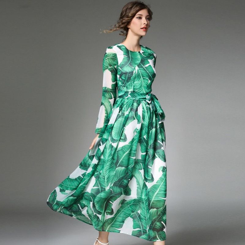 green summer dresses 2018photo