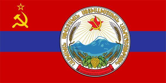 Resultado de imagen para bandera armenia sovietica