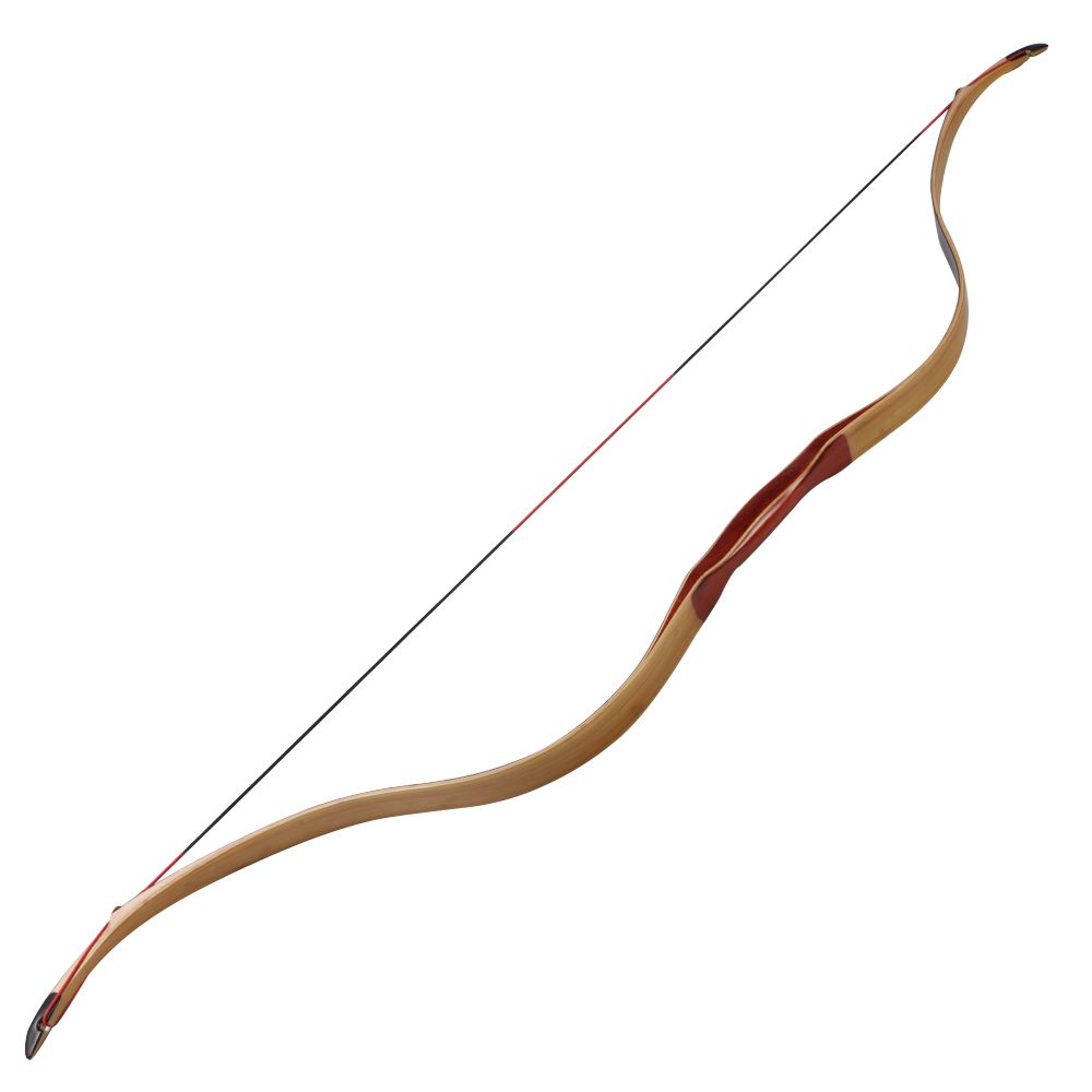 51 25-45lbs Recurve Handmade Traditional Bow Longbow Wood Bamboo Right Left Hand Archery Hunting Target Laminated for Youth Women Beginner