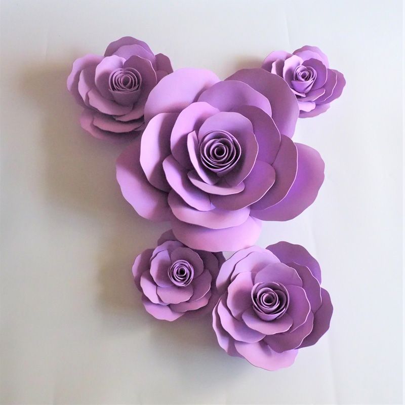 2020 Giant Foam Paper Flowers Backdrop For Wedding & Event ...