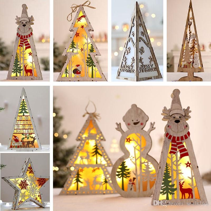 Led Lighted Christmas Tree Wooden Tree Decoration For Christmas Party Home Decor Desktop Window Hanging Pendant Shh7 1844 Christmas House Decorations Led Lighted Christmas Tree Wooden Tree Decoration For Christmas Party Home Decor Desktop Window Hanging Pendant Shh7 1844 Christmas House Decorations