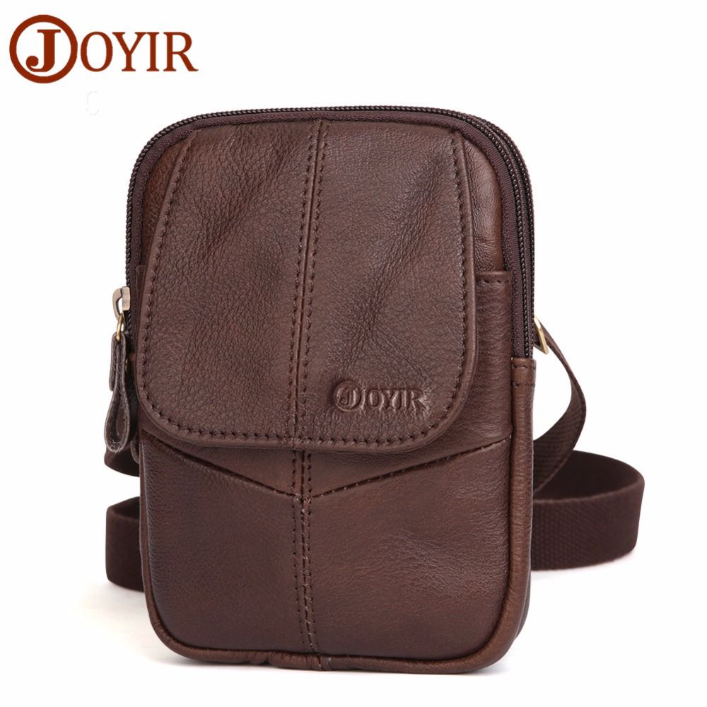 MINI CROSSBODY BORSA MESSENGER IN VERA PELLE UOMO DONNA in Vita Marsupio Nero