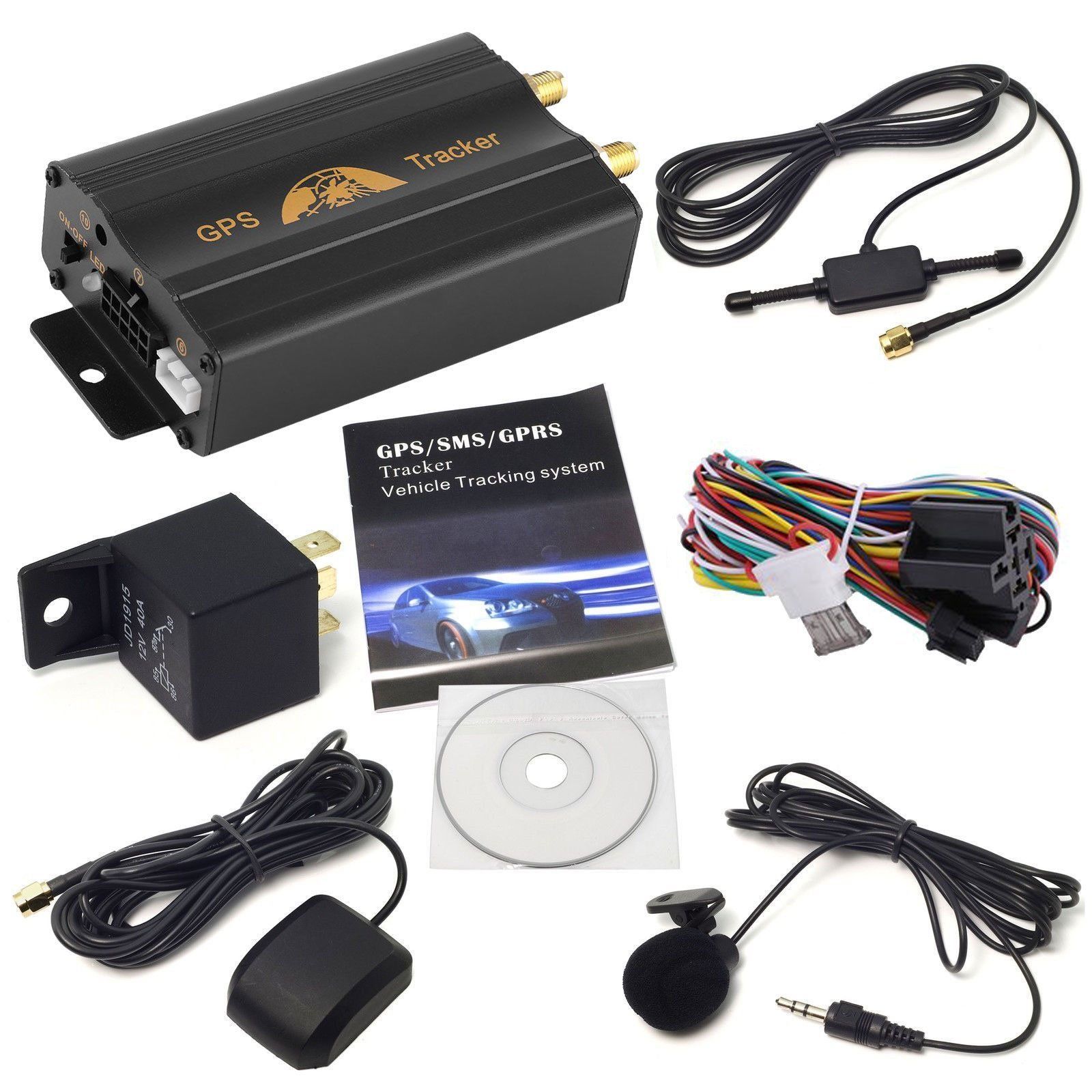 2019 Gps Tracker Car Tracking Device Crawler Retainer Coban Tk103b