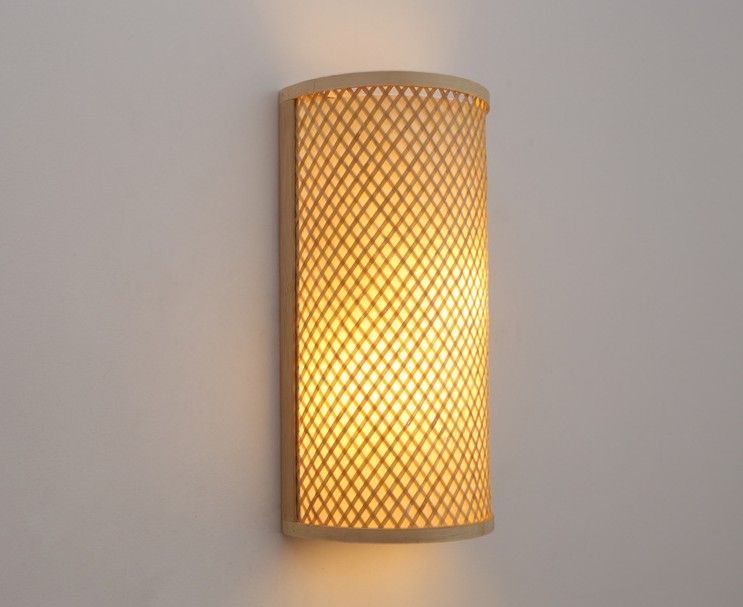 Acheter Bambou Osier Rotin Shade Tunnel Applique Murale Rustic