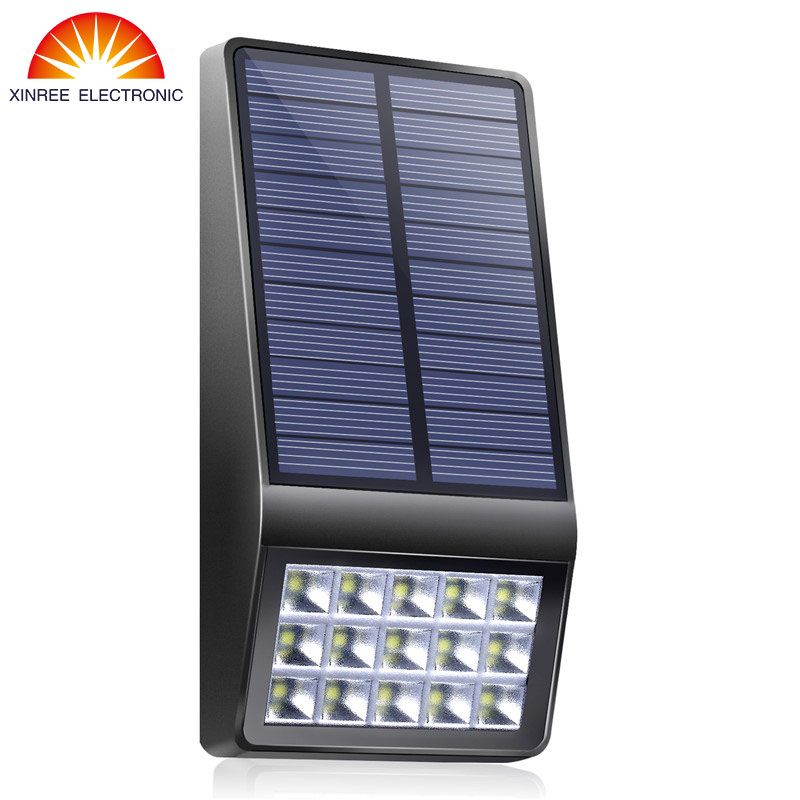 Xinree Garden Solar Light Luz Led Para Exterior Outdoor Waterproof Wall Lamp Lampe Solaire New