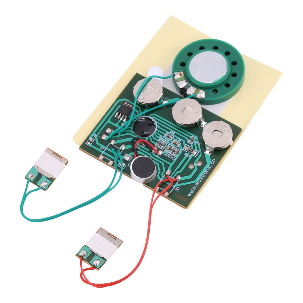30s Recordable Music Sound Voice Module Chip 0.5W With Button Battery Electronics Sale Mobile