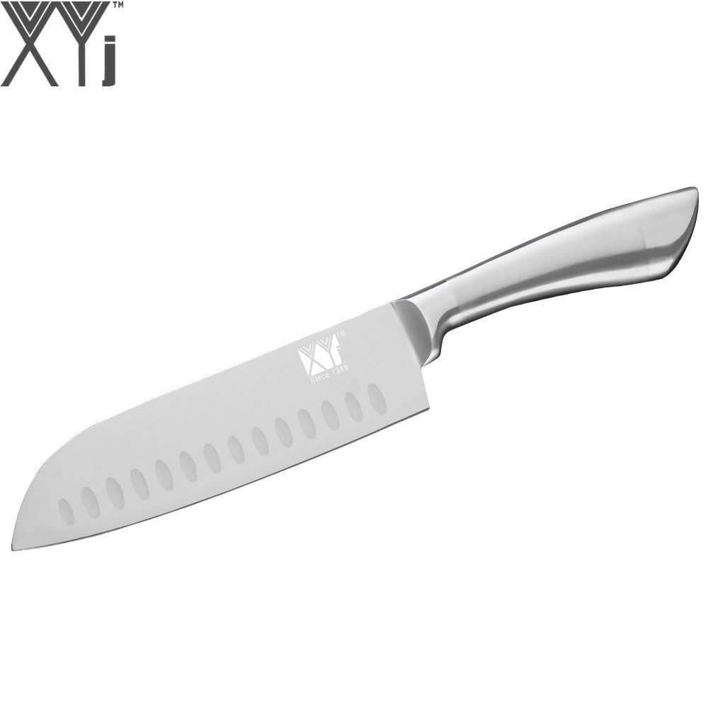XYj 7 Inch Stainless Steel Kitchen Knife Sushi Meat Fish Cooking
