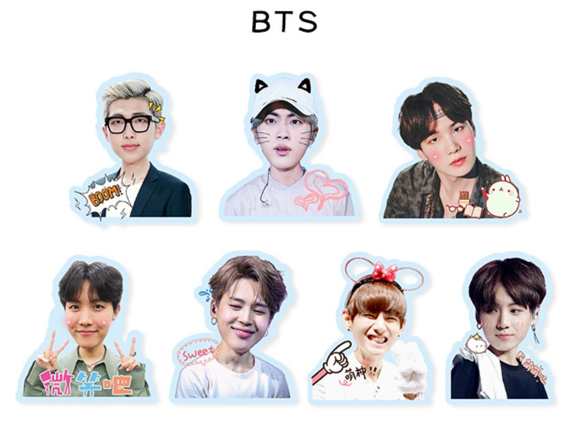 2019 bts mobile stickeradhesive sticker from kpop 181