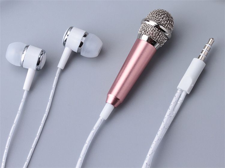 Casque Audio Telephone Portable 35mm Mini Microphone Avec écouteurs