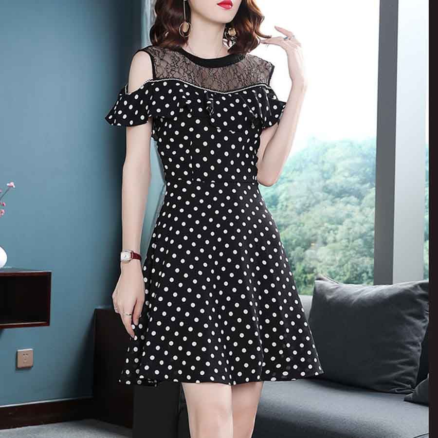 Polka Dot Prom Dress