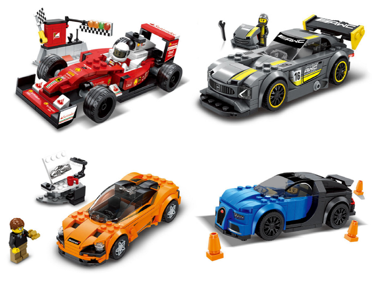 lego coches carreras