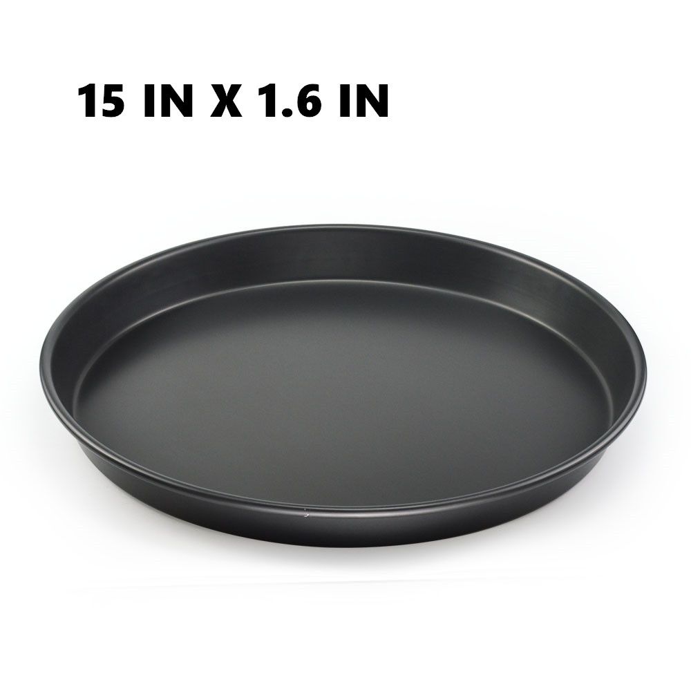 2020 15 Inch Pizza Pan Deep Dish Non Stick Hard Coating Microwave