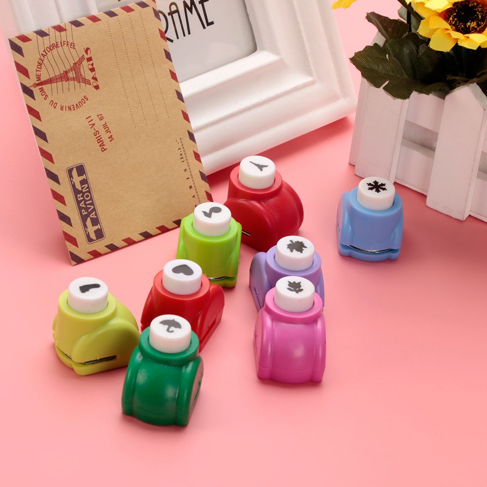 mini scrapbook punches handmade cutter card craft calico printing flower paper puncher