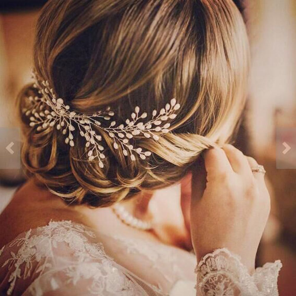 Luxurious Handmade Pearl Bridal Hair Combs Hair Accessories Cheap