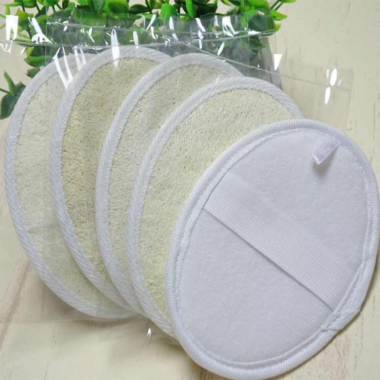 2019 Natural Loofah Bathroom Supplies Body Luffa Loofah Pad Spa Bath