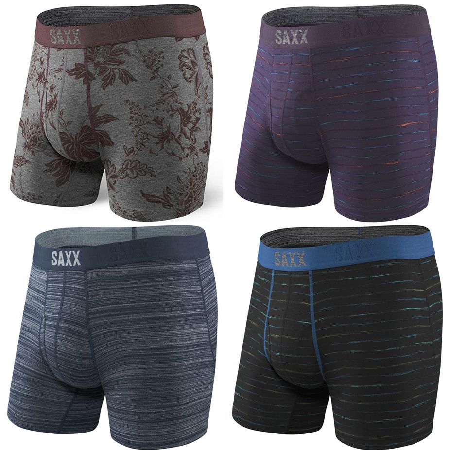 2019 SAXX Men'S Underwear Platinum Boxer Fly 95 Modal 5 Spandex NO