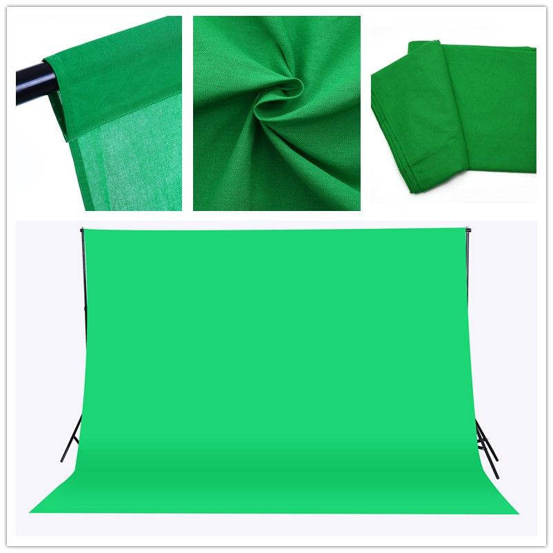 2018 cy free ship 3x2m solid color backgrounds green screen cotton