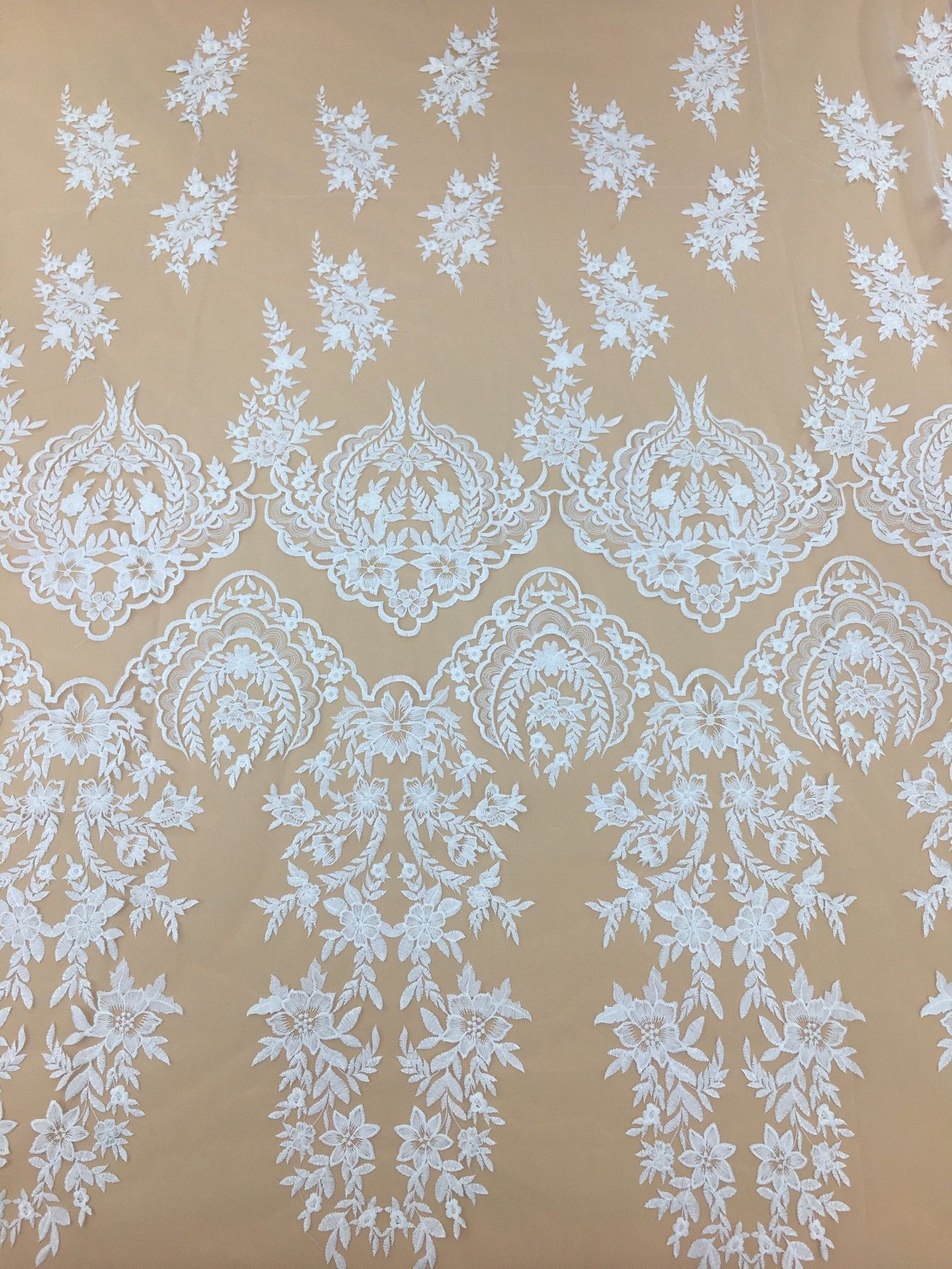 2019 White Bridal  Lace Fabric  High Quality African Lace 