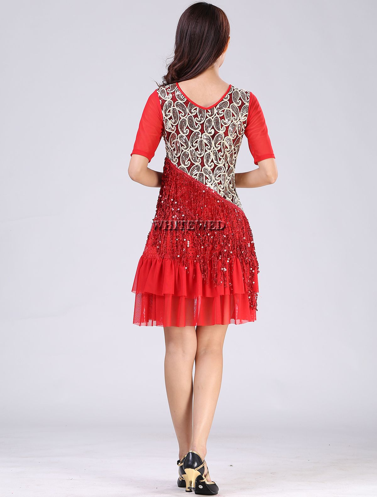 Discount 1920s 20s 20s Great Gatsby Themed Event Wedding Line Dance Dresses Modest 1920s Flapper